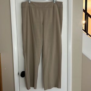 Roz & Ali Secret Agent Tummy Control Pants, tan, size 16W